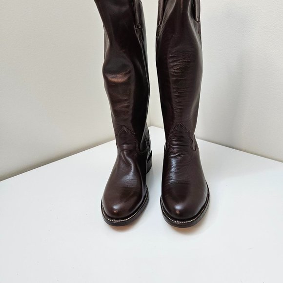 18. Cowboy (girl) boots by Alberta Boots Co. Size 8 D - Picture 3 of 10
